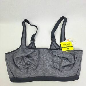 Wacoal Sport Bra 42DD Gray Underwire Max Support NWT